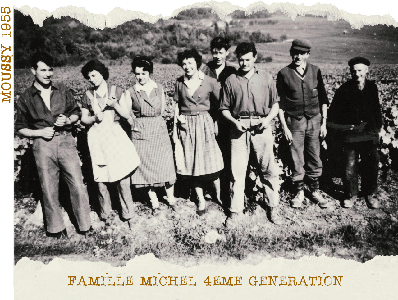 4ème génération de la famille Michel, vignerons de père en fils depuis 1847.